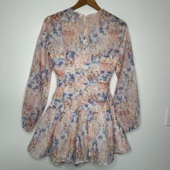 Atoir The Solo Mini Dress Size 4 Cut-Out in Romance Patch - Picture 3 of 12